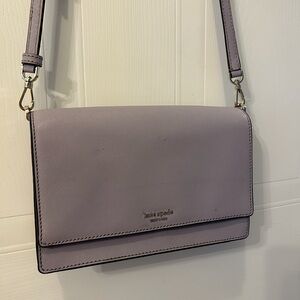 Light purple Kate Spade cross body bag